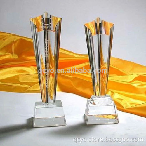Customized acrylic trophy crafts free LOGO